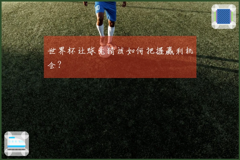 世界杯让球竞猜该如何把握赢利机会？